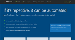 Desktop Screenshot of postsharp.net